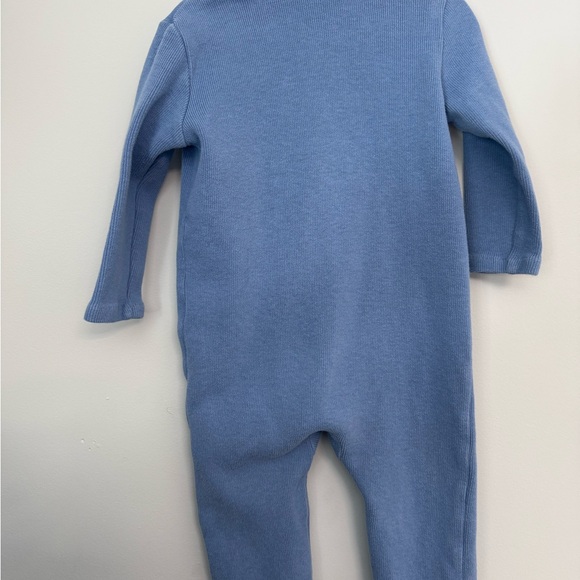 Baby Boy’s Ralph Lauren Blue Sweater Footie - Picture 3 of 5